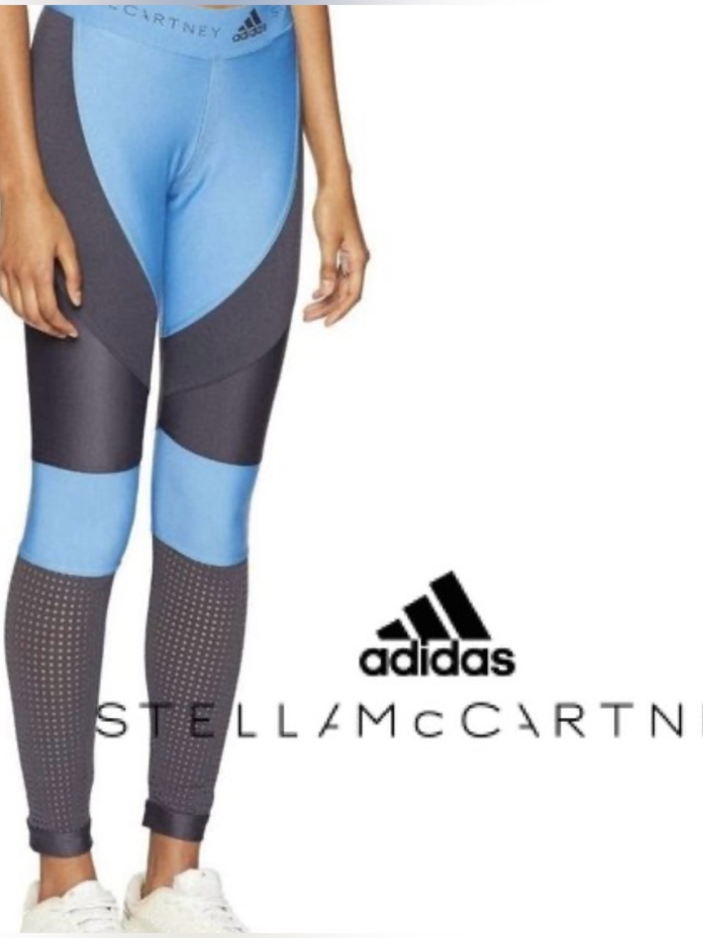 Stella McCartney and Adidas Women’s Perforated Leggings Performance Pants Small